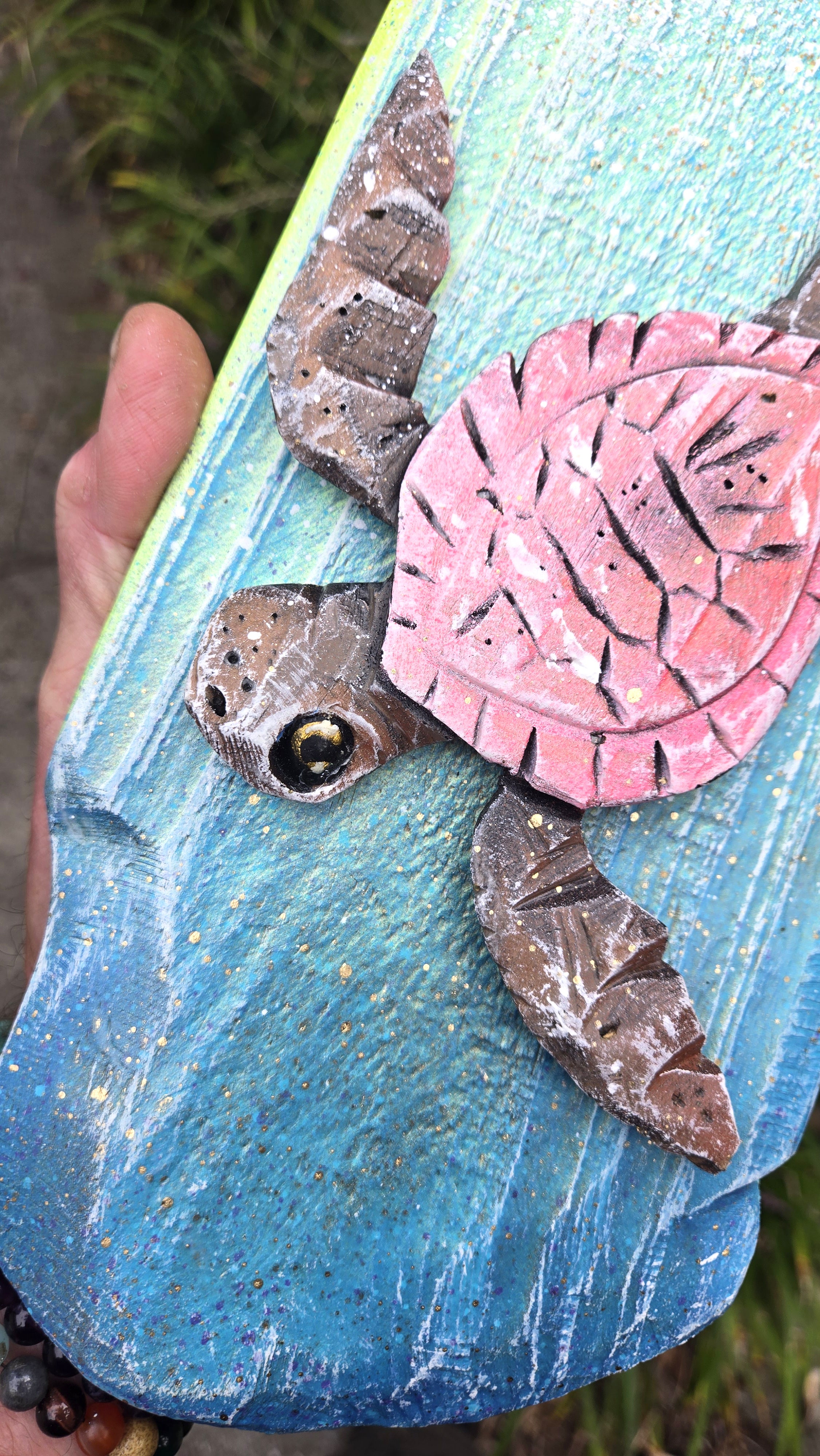 Baby Sea Turtle, Medium Sized, Pink