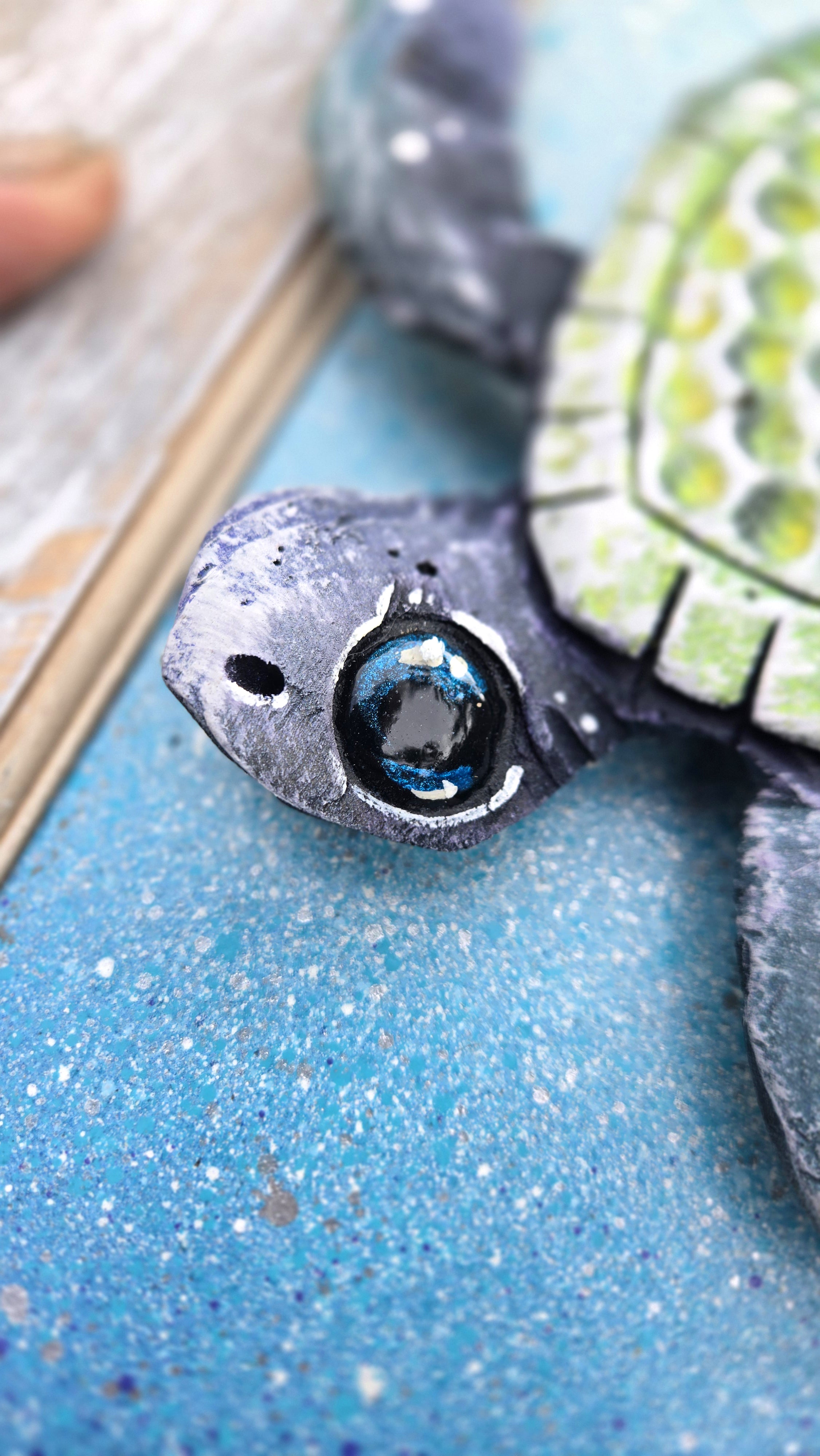 Baby Sea Turtle, Medium Sized, Green