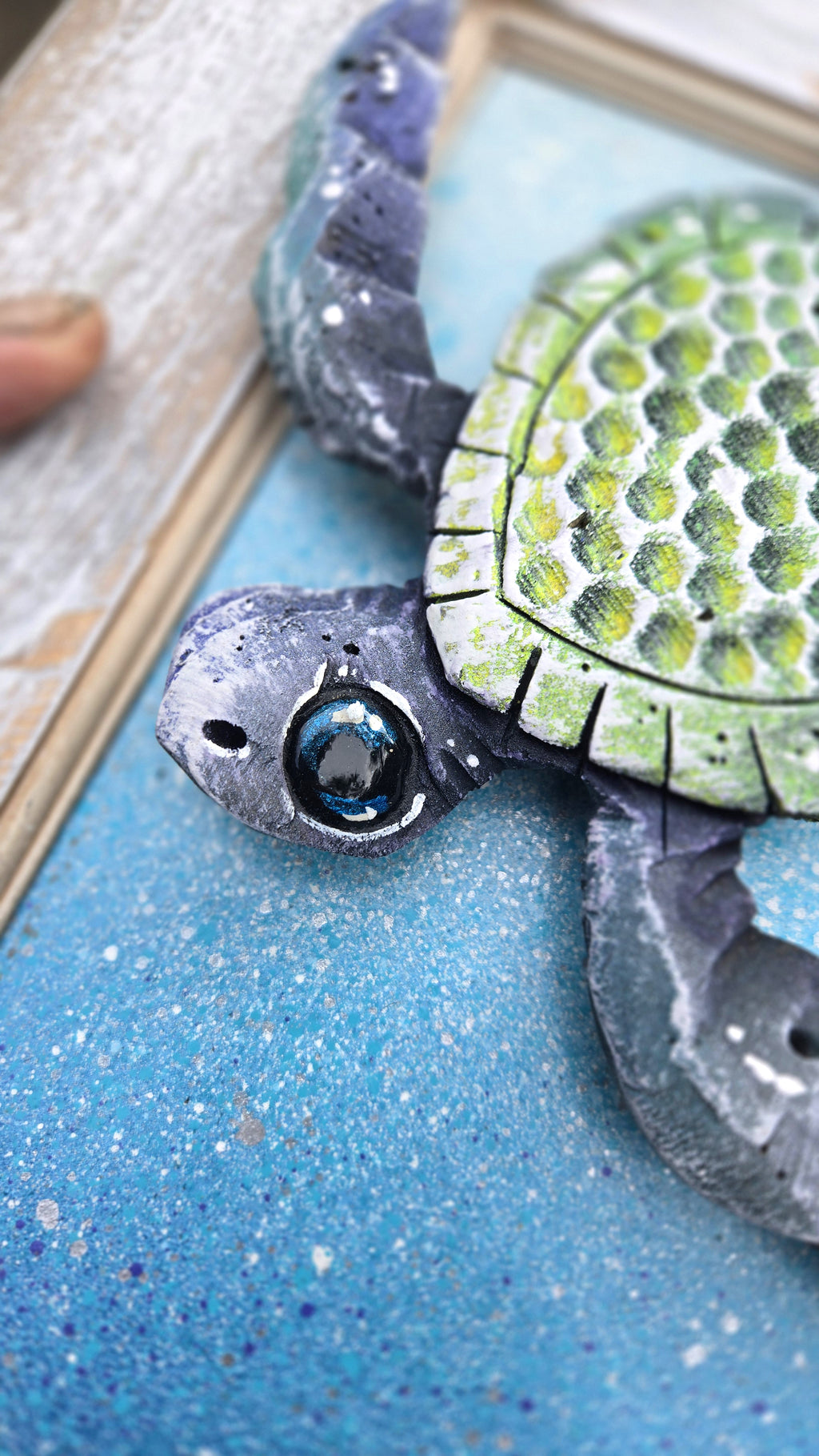 Baby Sea Turtle, Medium Sized, Green