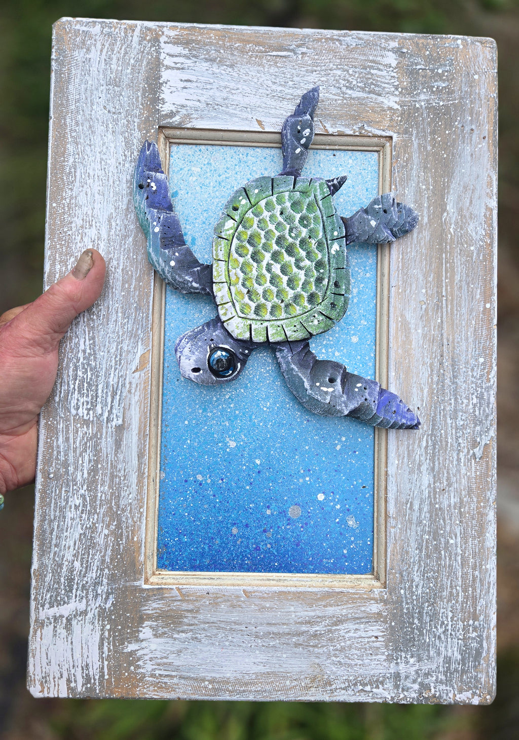 Baby Sea Turtle, Medium Sized, Green