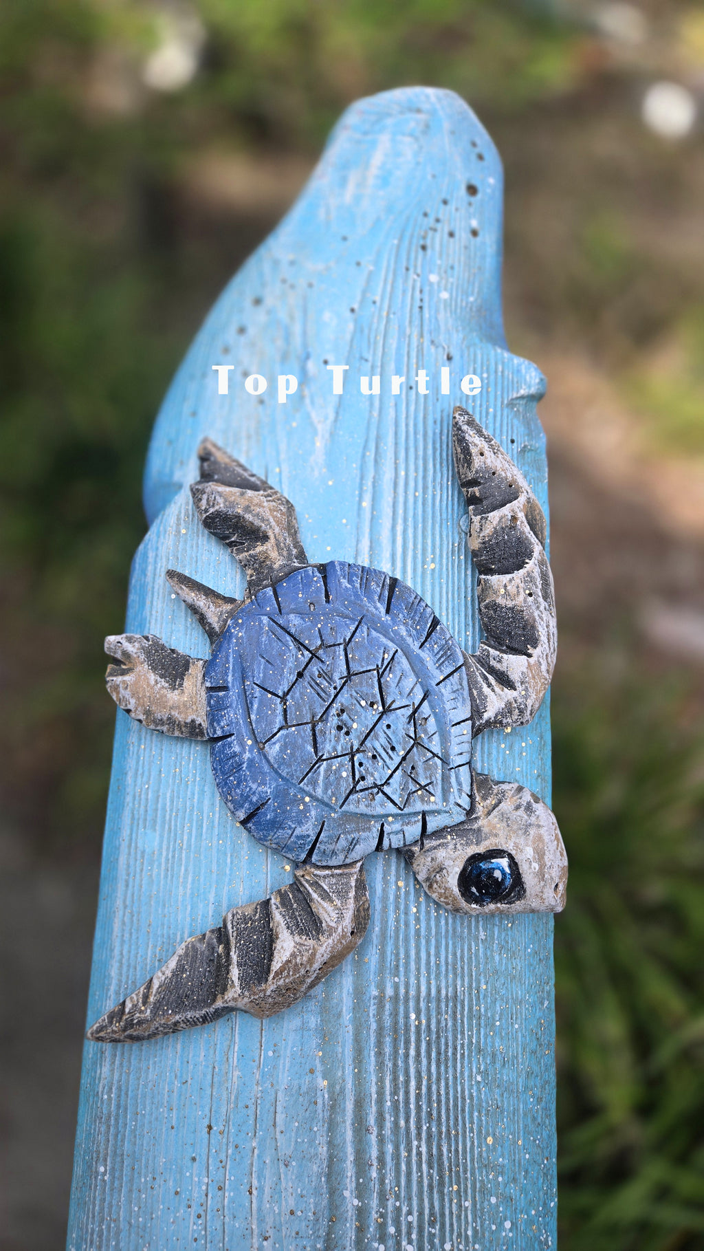Two Baby Sea Turtles, Large Sized, Blues