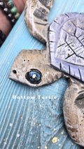 Two Baby Sea Turtles, Large Sized, Blues