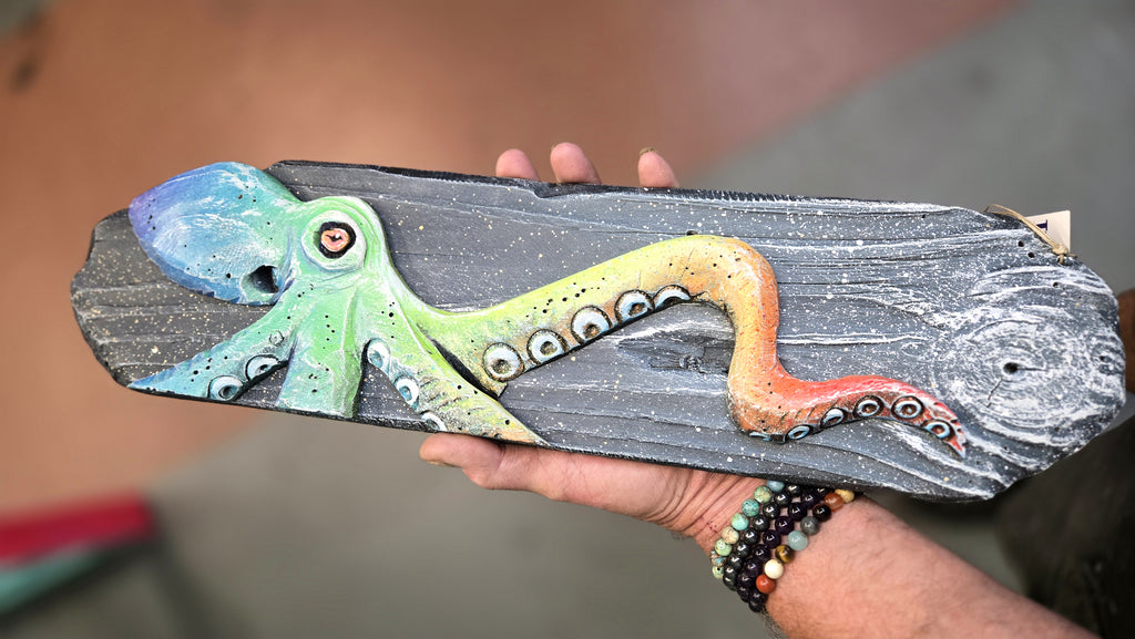 Octopus, Medium Sized, Rainbow