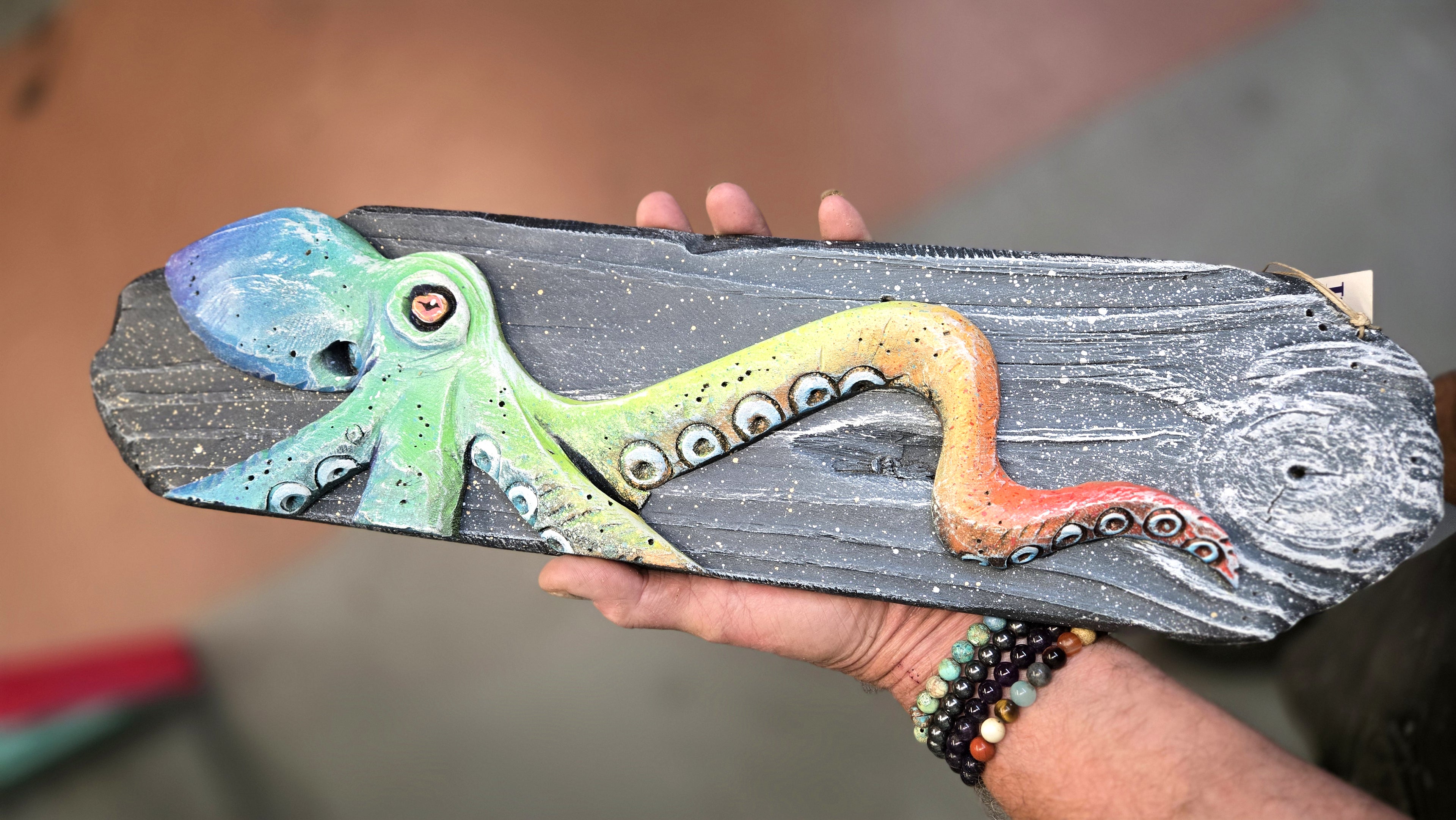 Octopus, Medium Sized, Rainbow