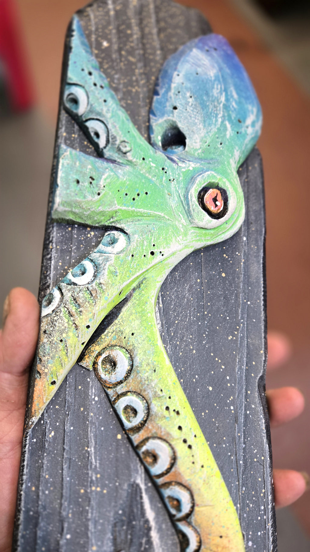 Octopus, Medium Sized, Rainbow