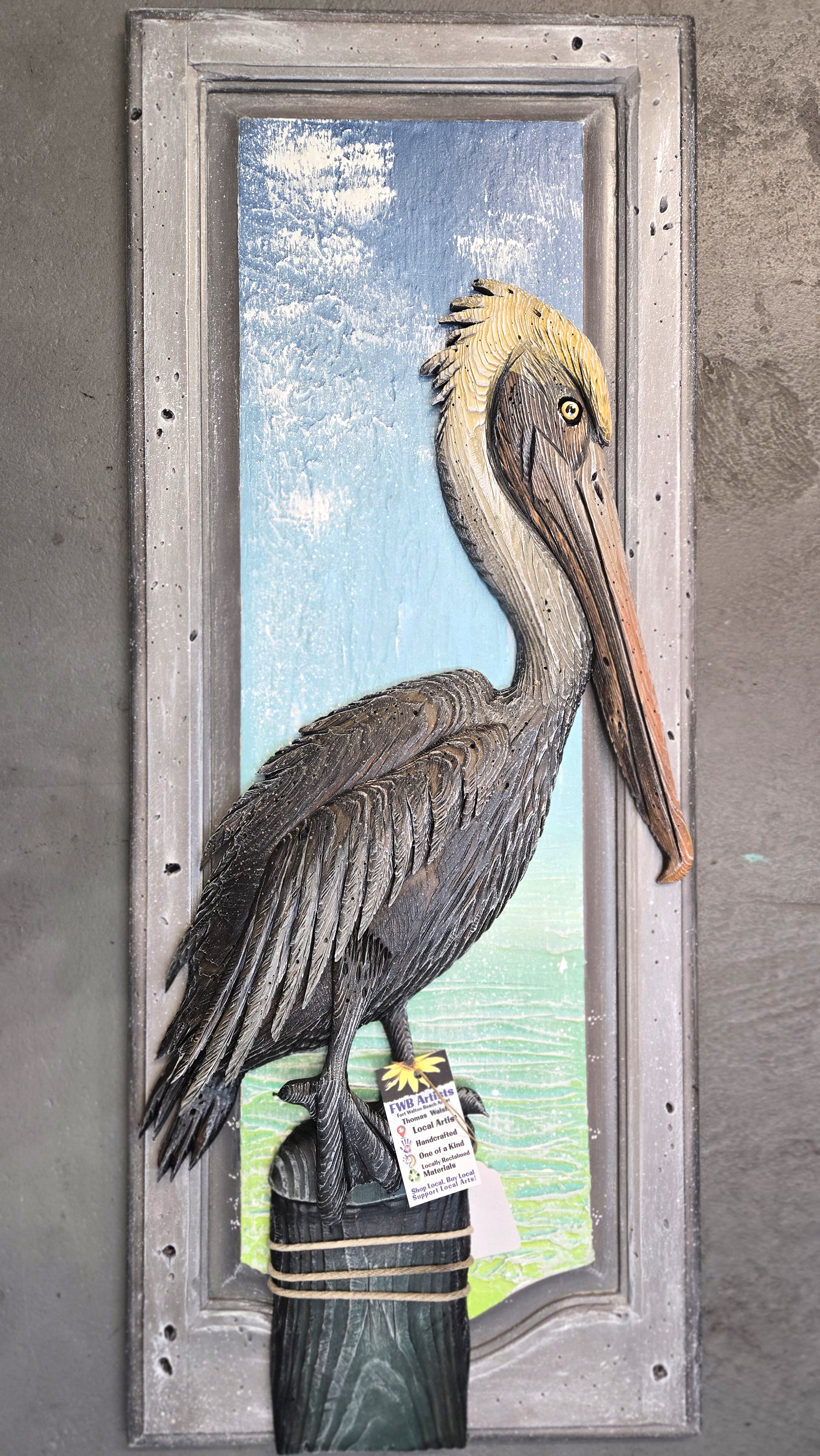 Pelican, Large Sized, Brown