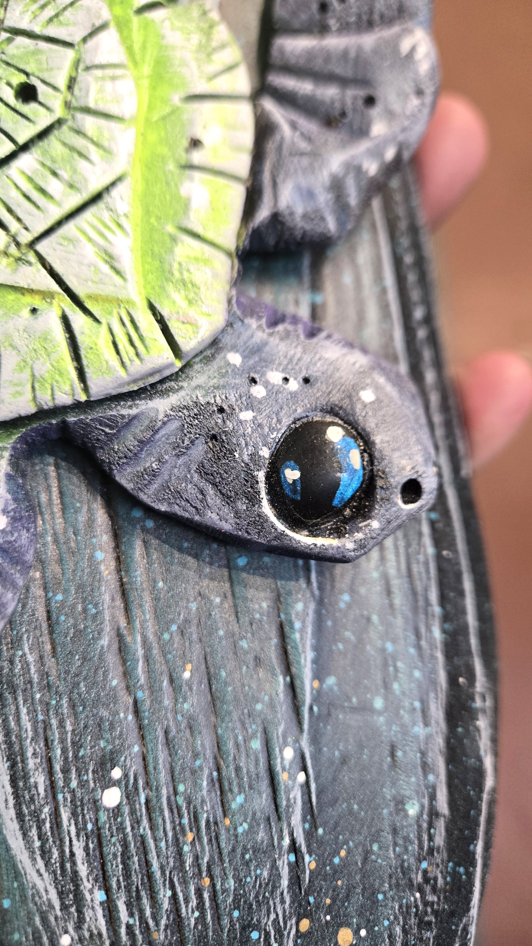 Baby Sea Turtle, Medium Sized, Green